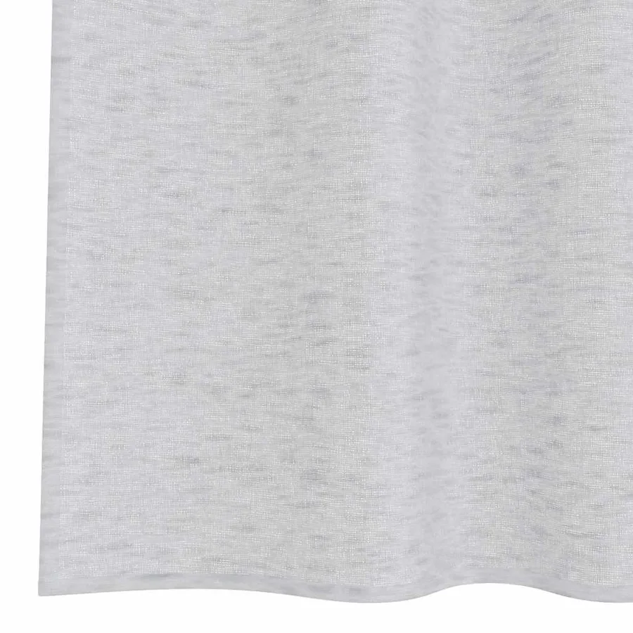 Rideau en Voile 2 pcs Gris clair 245 x 140 cm Polyester - 6