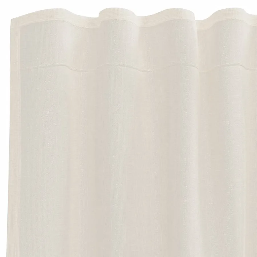Rideaux en voile à œillets 2 pcs couleur crème - 5