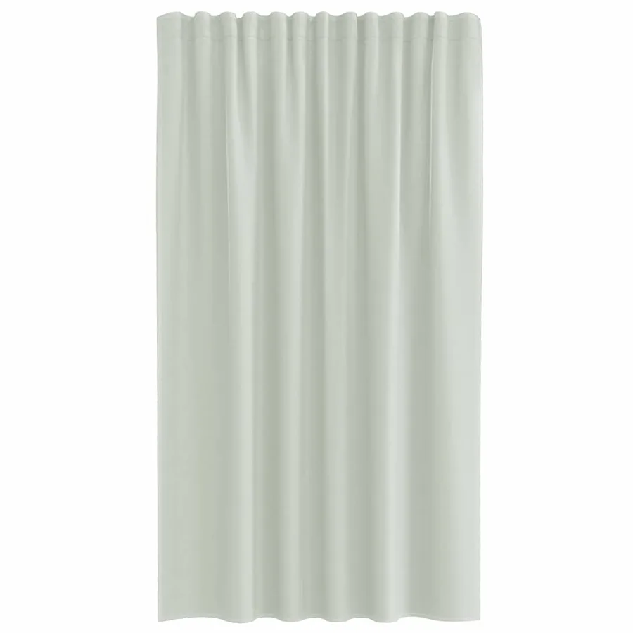 Rideaux en voile à œillets 2 pcs gris clair - 4