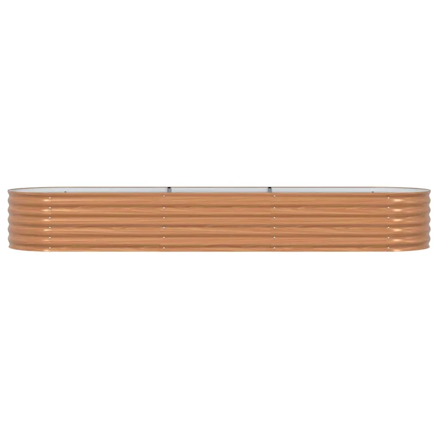 Lit surélevé Marron 320 x 80 x 44 cm Acier - 5