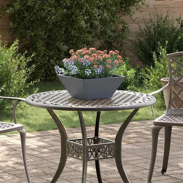 Cache-pot de jardin Anthracite 35 x 35 x 15 cm