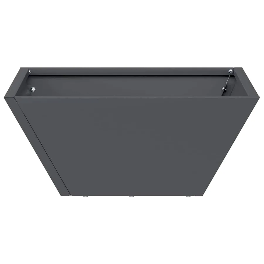 Cache-pot de jardin Anthracite 35 x 35 x 15 cm - 5
