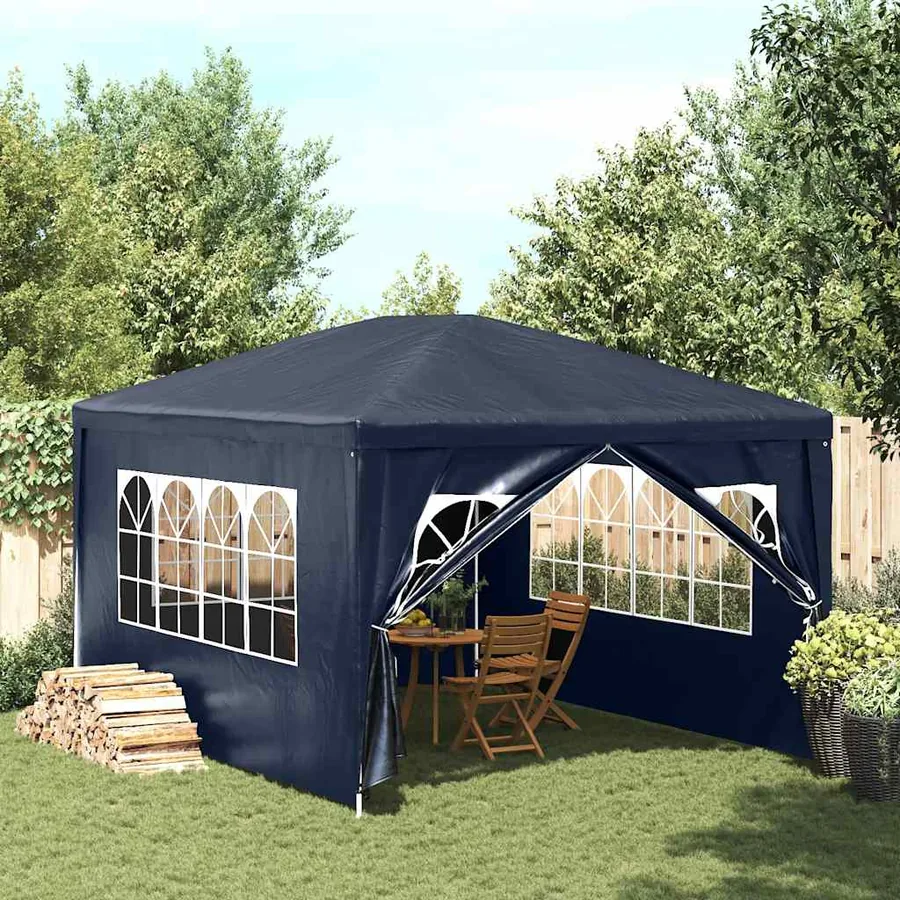Tente de réception 3x4 m Bleu