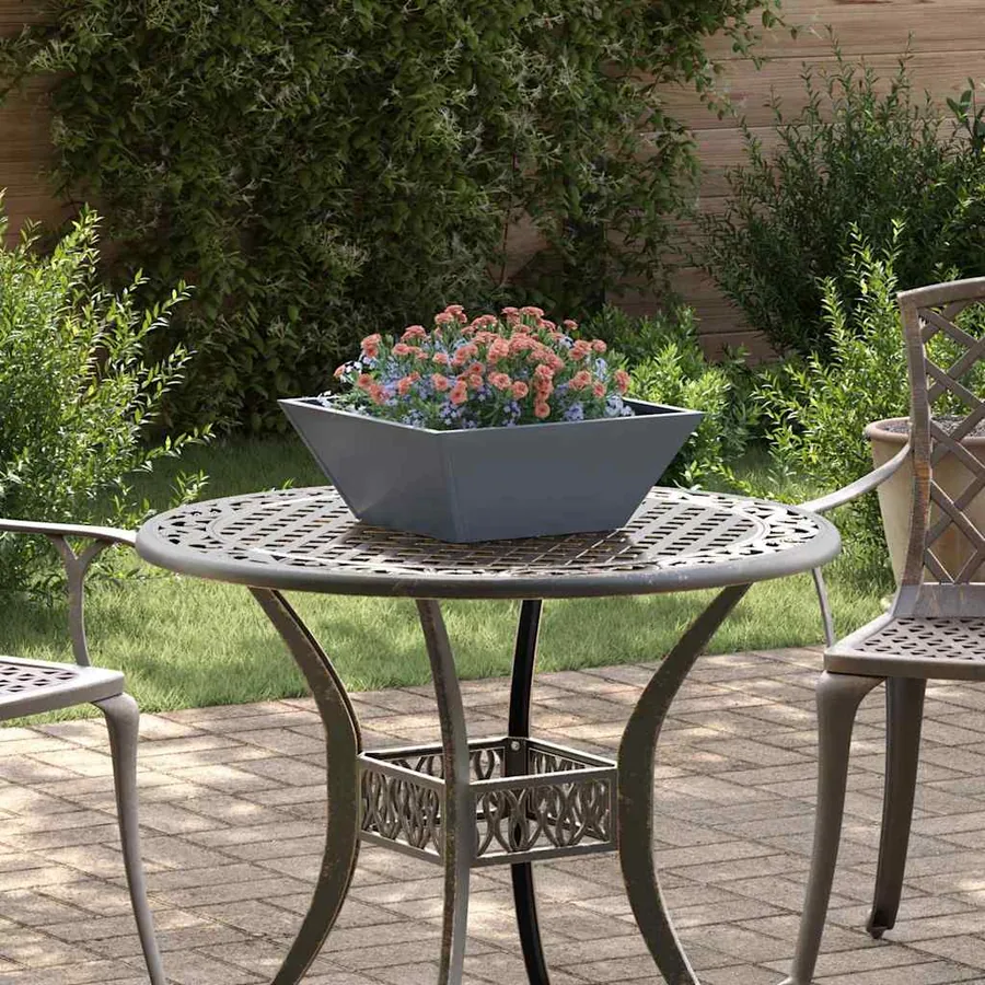 Cache-pot de jardin Anthracite 40 x 40 x 15 cm
