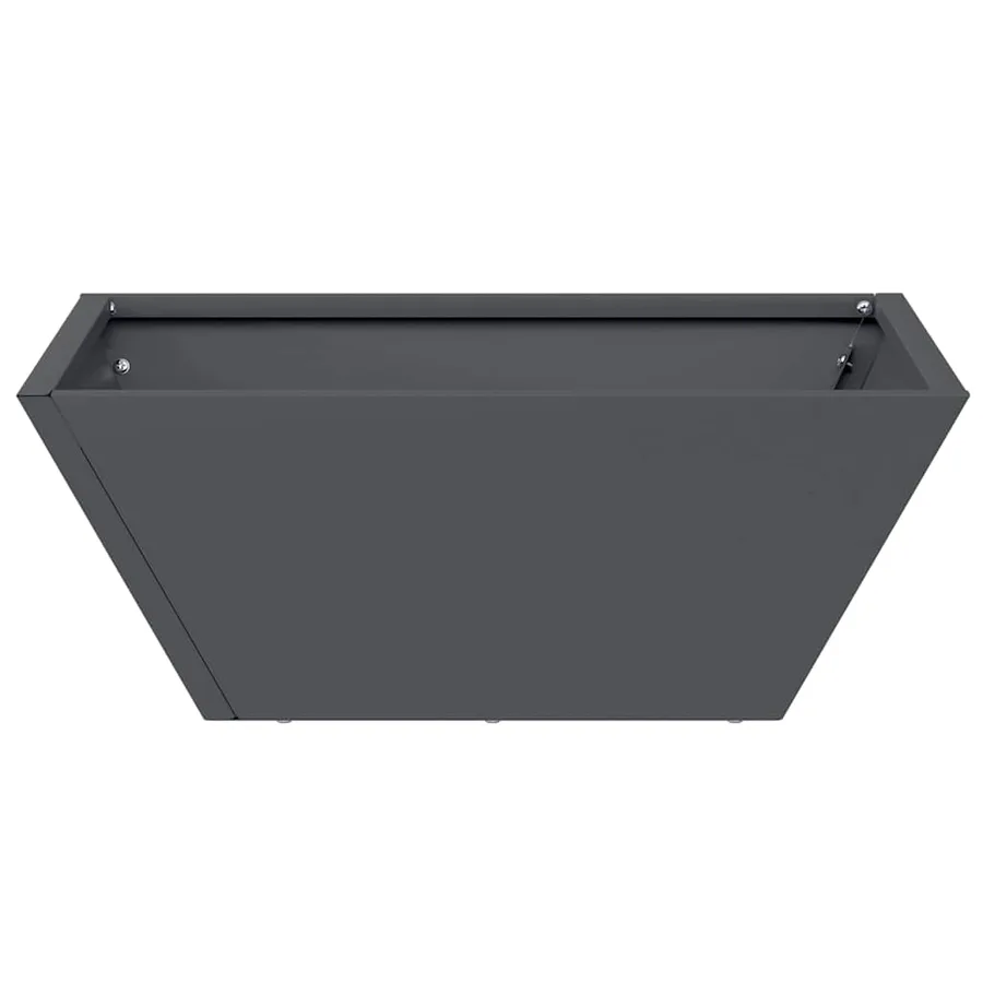 Cache-pot de jardin Anthracite 40 x 40 x 15 cm - 6
