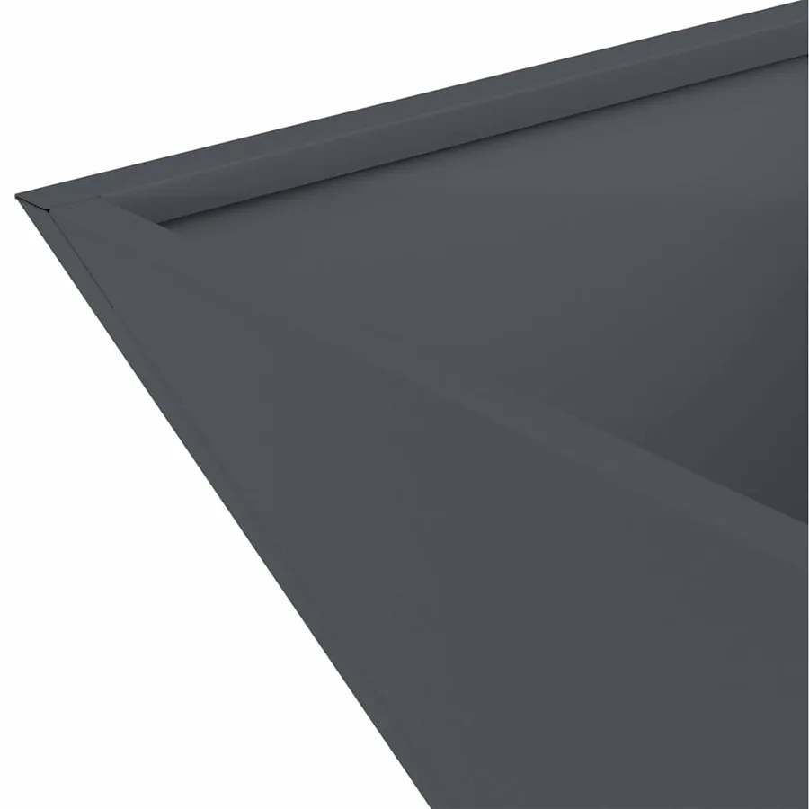 Cache-pot de jardin Anthracite 40 x 40 x 15 cm - 9