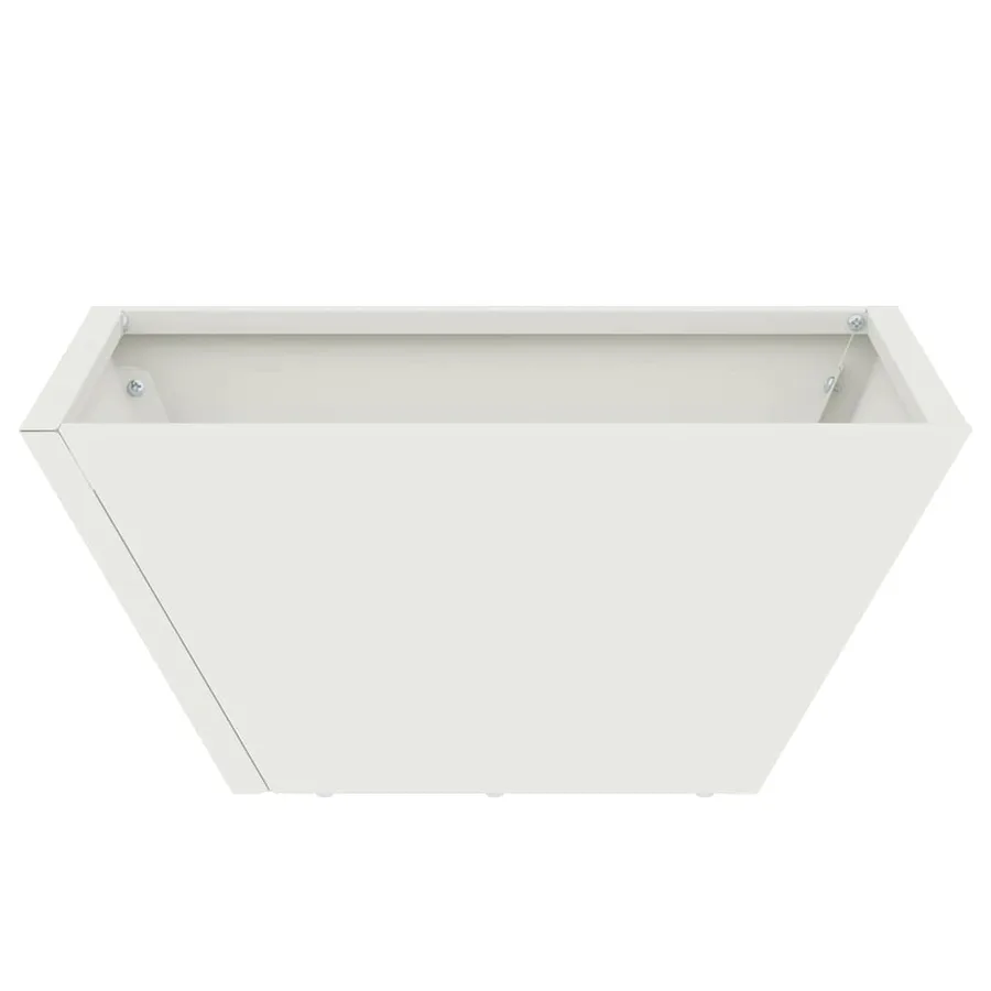 Cache-pot de jardin 5 pc Blanc 35 x 35 x 15 cm - 7
