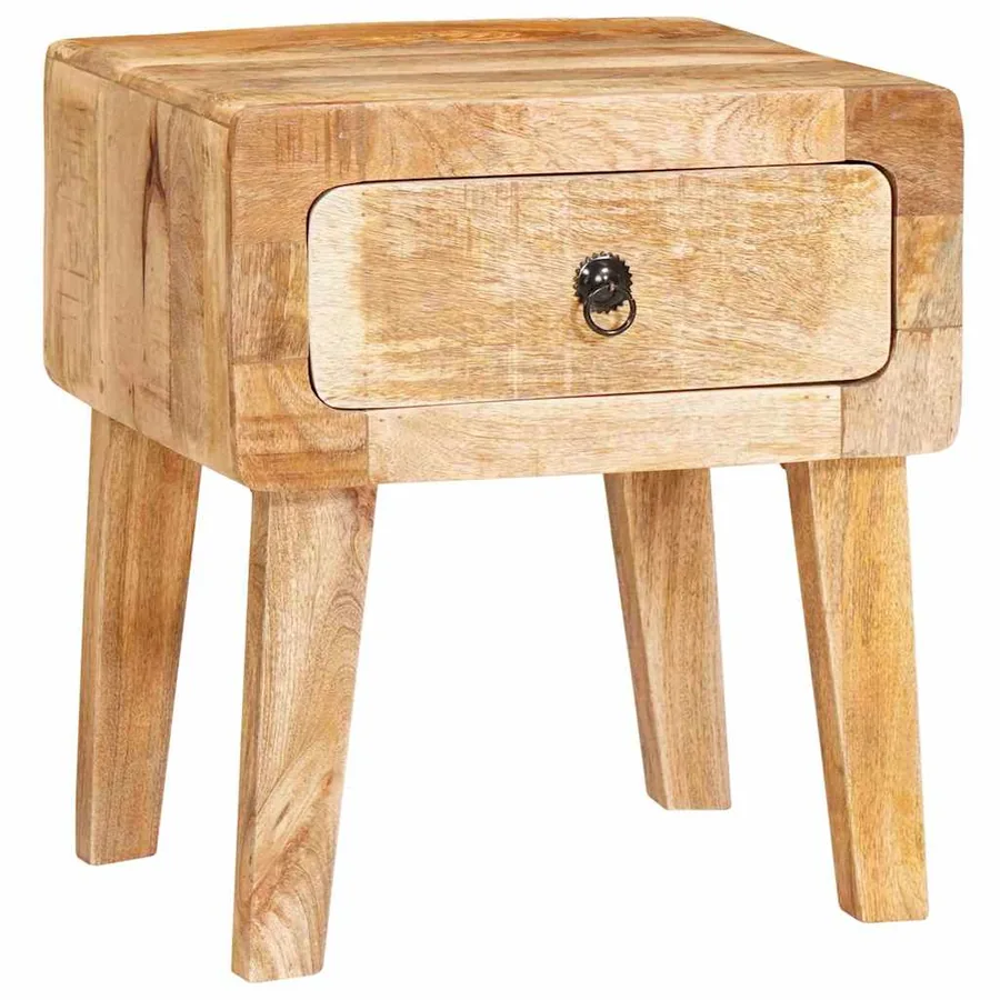 Table d'appoint Marron 40 x 32 x 46 cm Bois de mangue massif