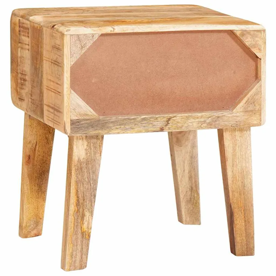 Table d'appoint Marron 40 x 32 x 46 cm Bois de mangue massif - 7