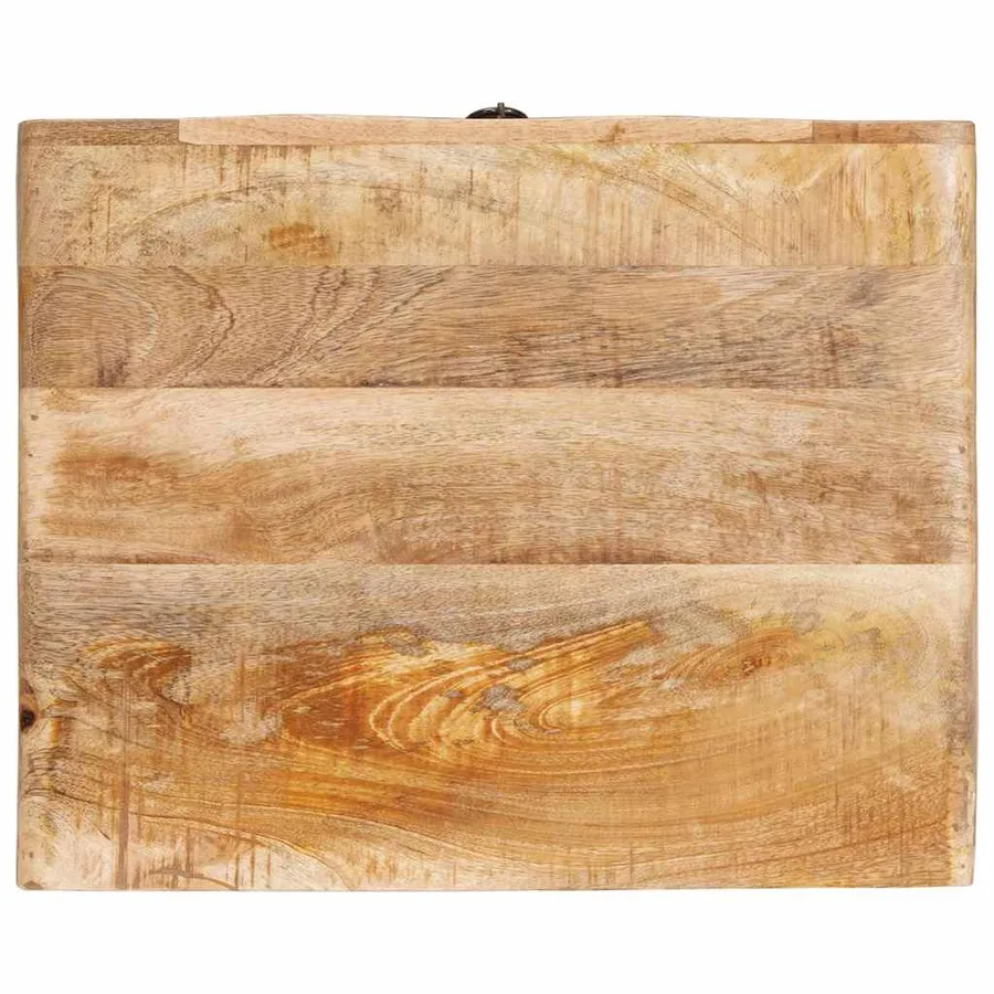 Table d'appoint Marron 40 x 32 x 46 cm Bois de mangue massif - 8