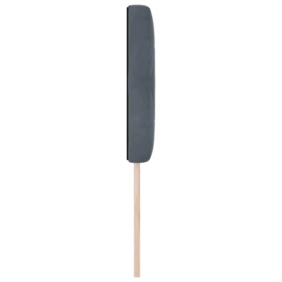Tête de lit LED avec bandes LED Gris foncé 80 cm Velours - 6