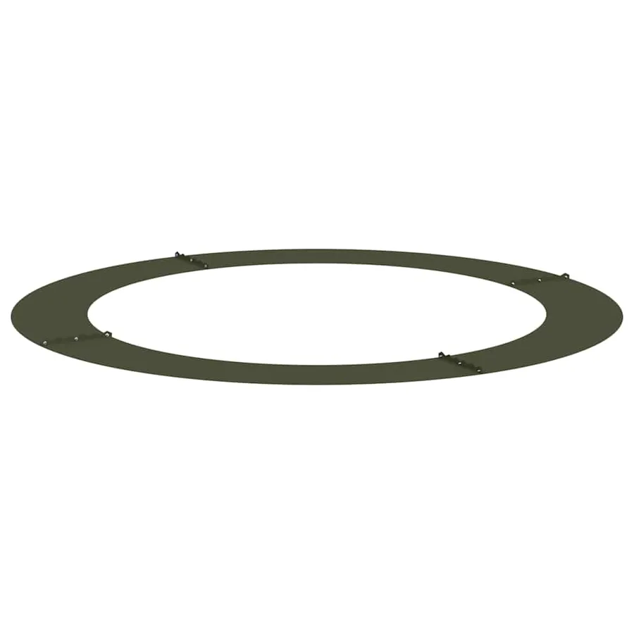 adapté pour anneaux d'arbre plats 5 pc Vert olive Ø90/120 cm - 4