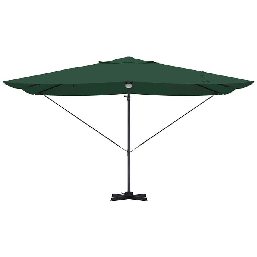 Parasol Vert 351 x 250 x 253 cm Polyester et Aluminium - 6