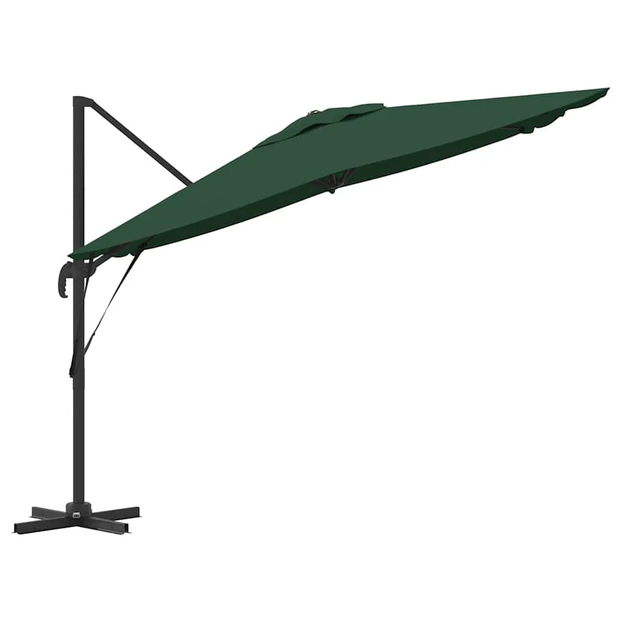 Parasol Roma Vert 286 x 284 x 265 cm Aluminium et polyester - 6