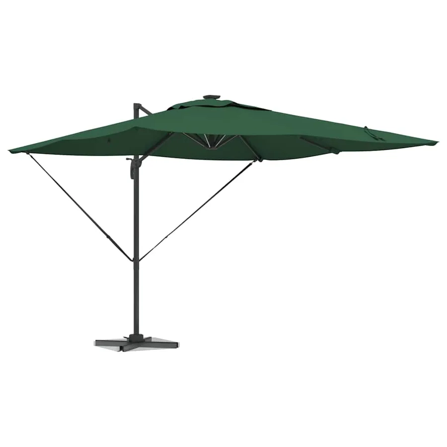 Parasol Vert 286 x 284 x 270 cm Aluminium et polyester - 3