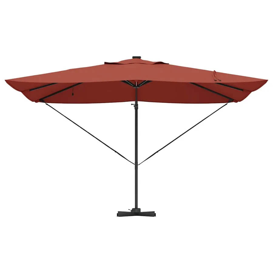 Parasol Terre cuite 352 x 251 x 265 cm Polyester et Aluminium - 6