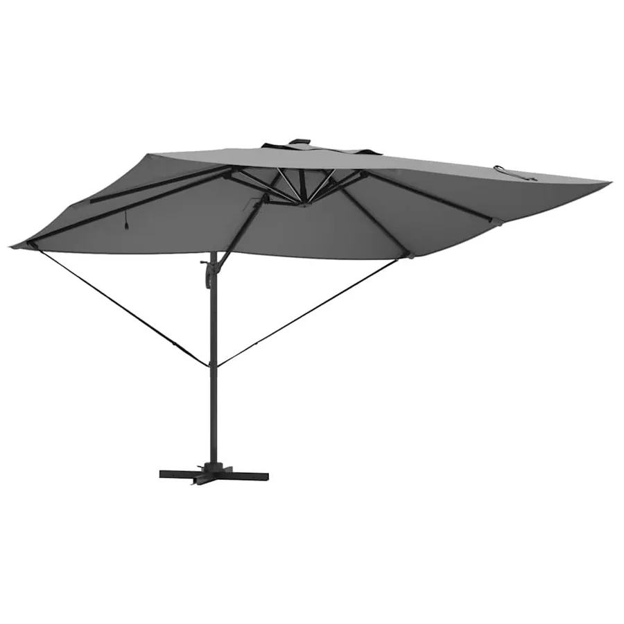 Parasol Anthracite 352 x 251 x 265 cm Polyester et Aluminium - 5