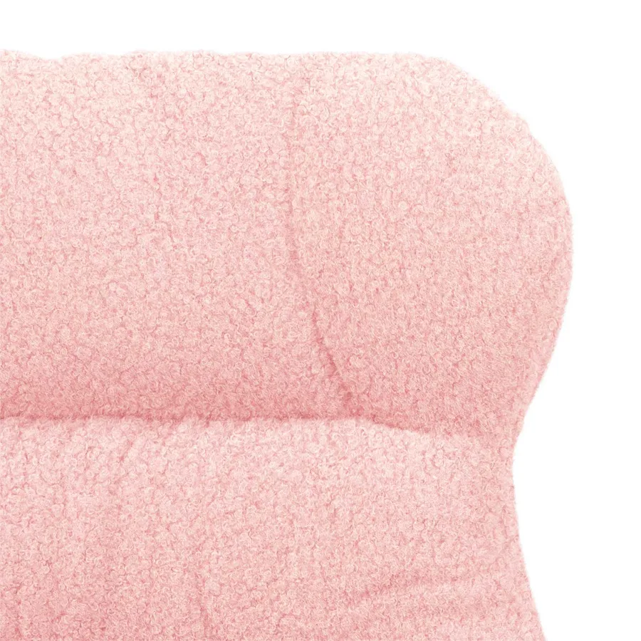 fauteuil Rose 69 x 74 x 93 cm Tissu Sherpa - 6