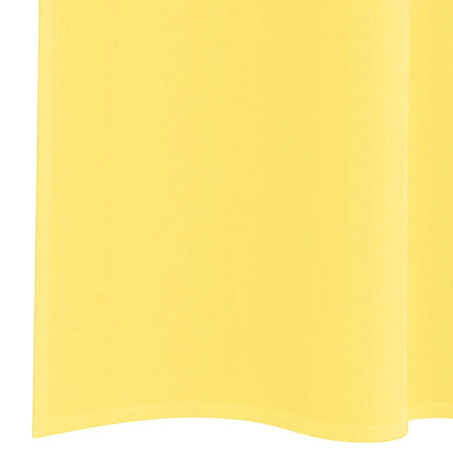 Rideaux en voile avec passe-tringles 2 pcs jaune - 5