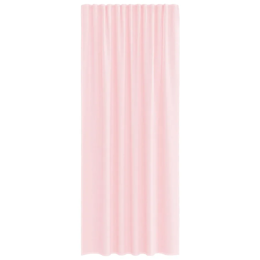 Rideaux en voile avec passe-tringles 2 pcs rose clair - 4