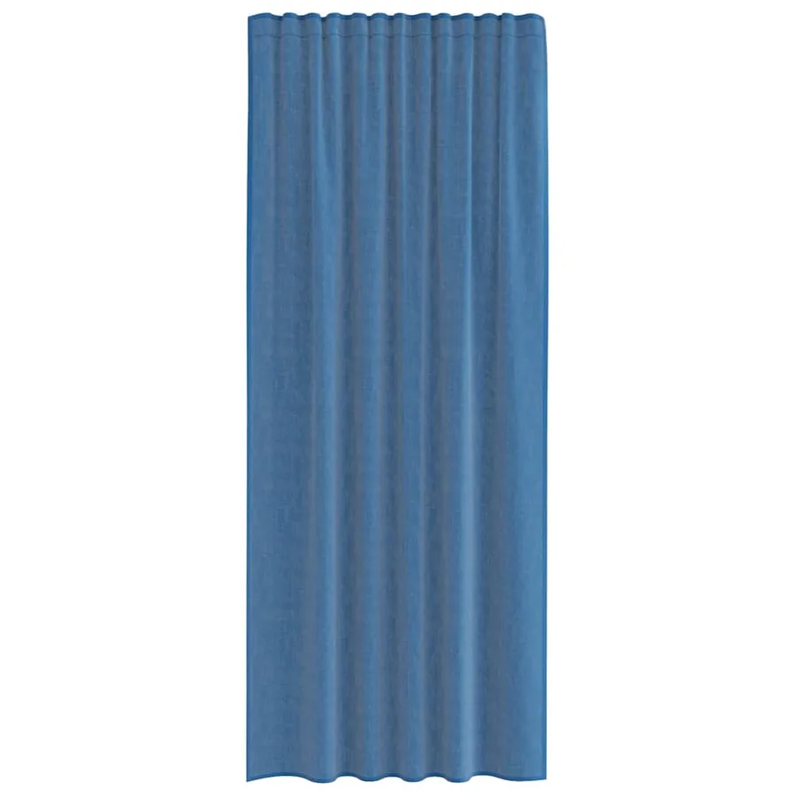 Rideaux en voile avec passe-tringles 2 pcs bleu royal - 4