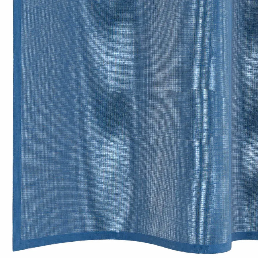 Rideaux en voile avec passe-tringles 2 pcs bleu royal - 6