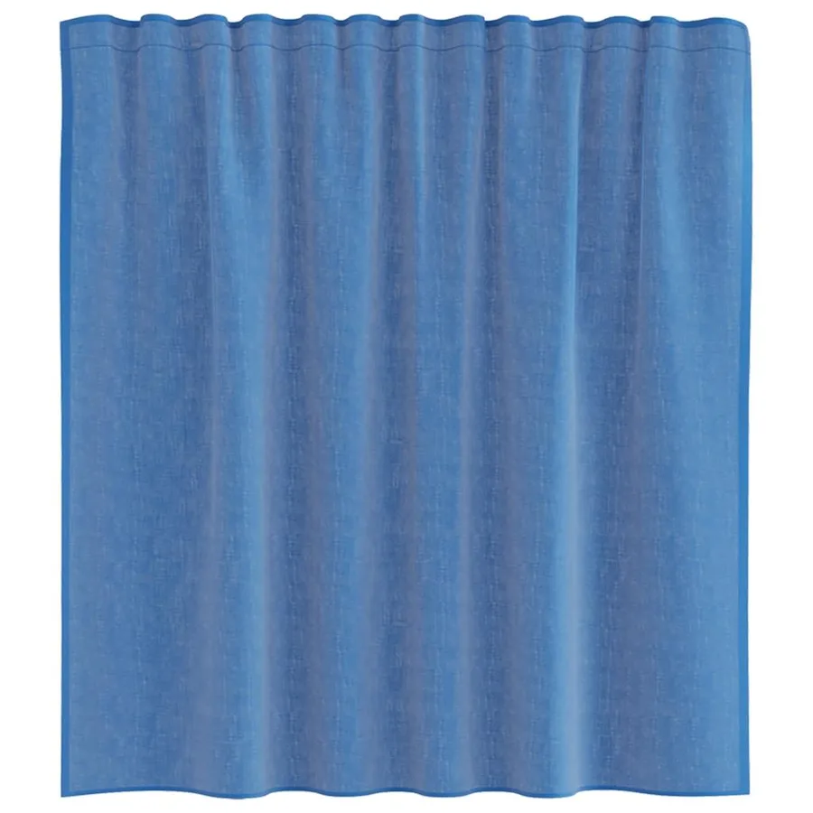 Rideaux en voile avec passe-tringles 2 pcs bleu royal - 4