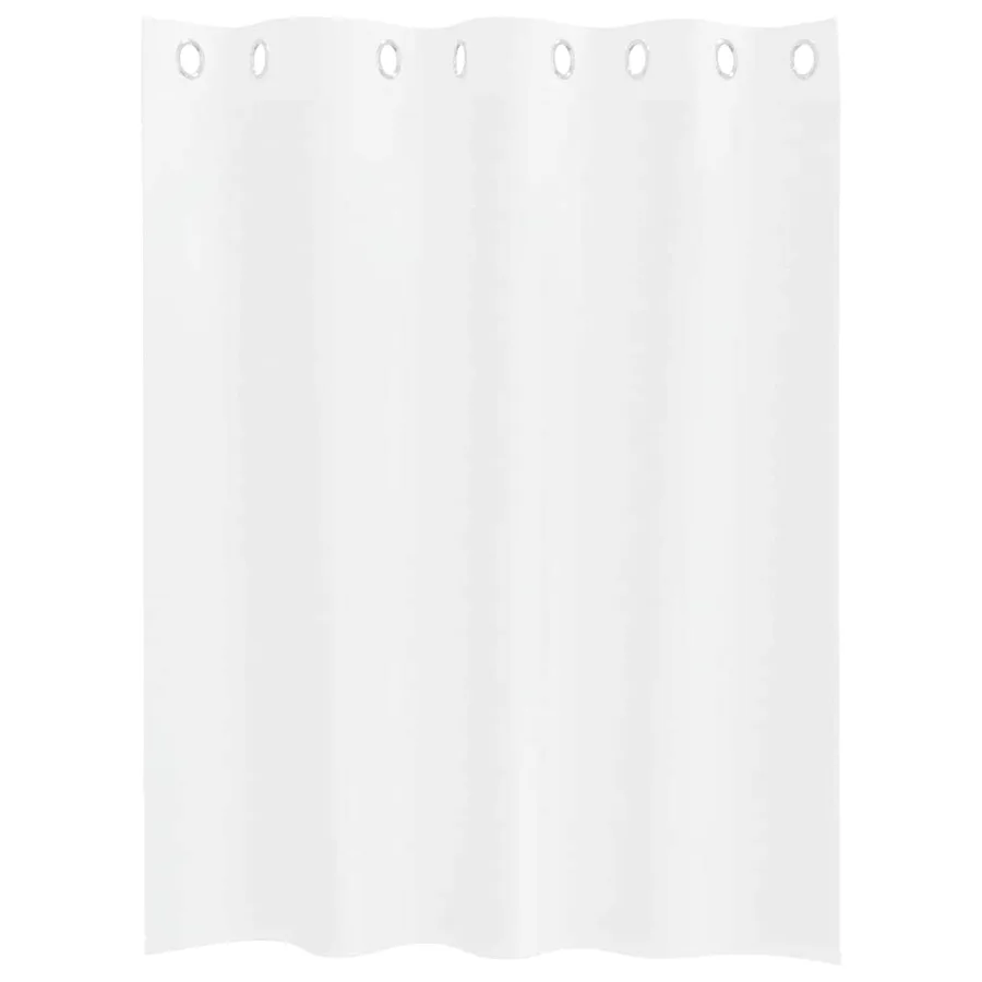 Rideau en Voile 2 pcs Blanc 140 x 140 cm Polyester - 4