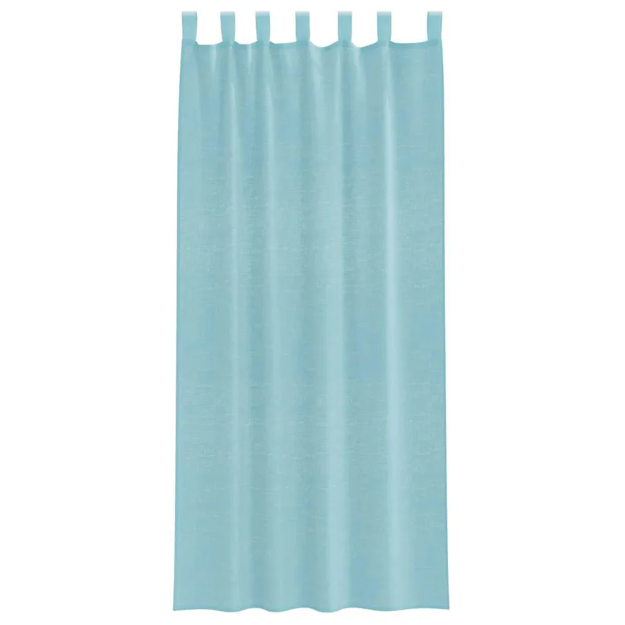 Rideaux en voile avec passe-tringles 2 pcs turquoise - 4