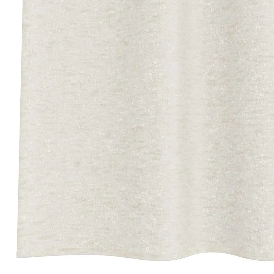 Rideau en Voile 2 pcs Crème 175 x 140 cm Polyester - 6
