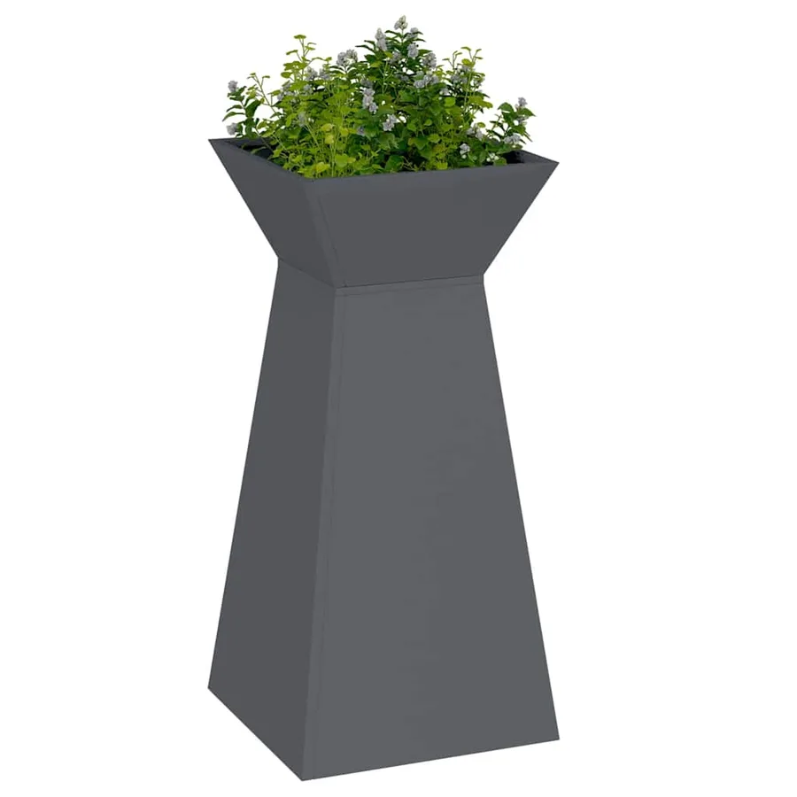 Jardinière à pilier Anthracite 35 x 35 x 73 cm - 3