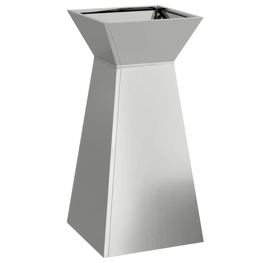 Jardinière à pilier 2 pc Argent 35 x 35 x 73 cm - 5