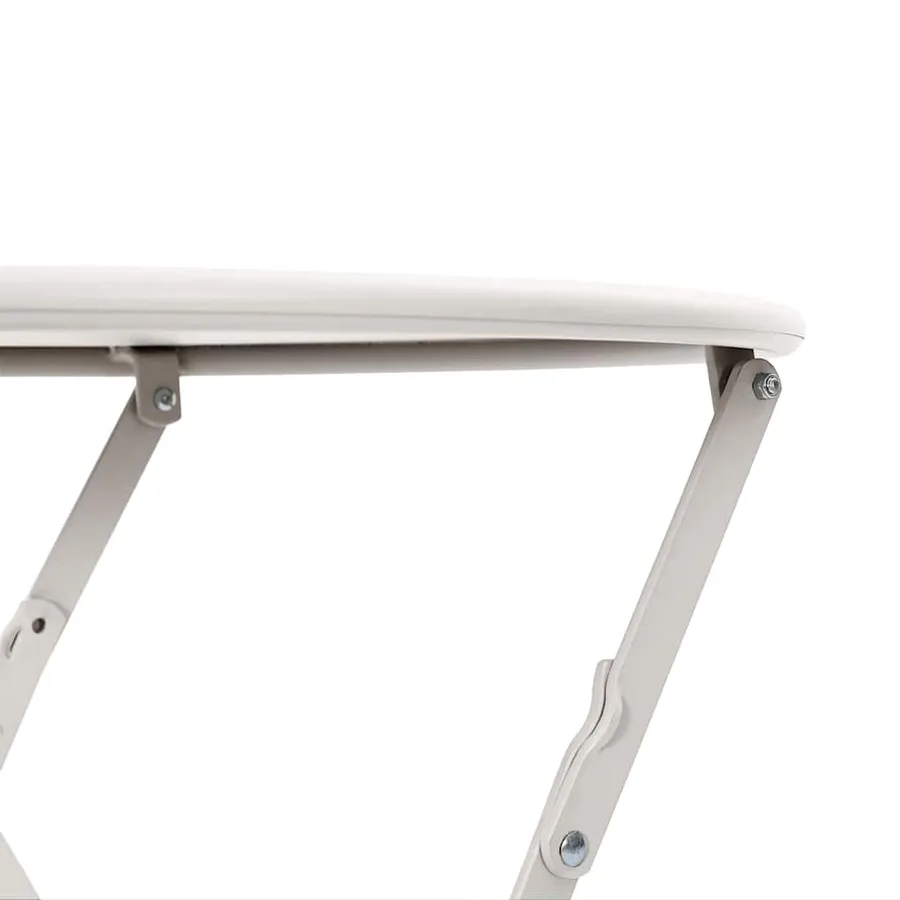 Table bistrot Beige Ø 50 x 71 cm Acier revêtu de poudre - 7
