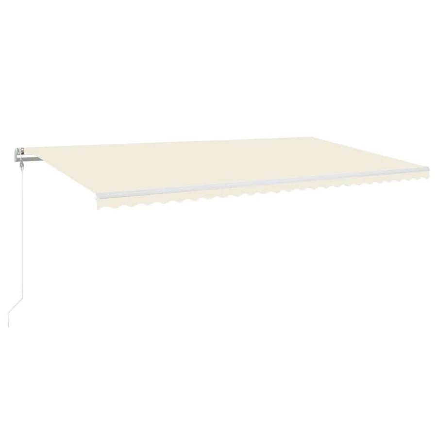 Auvent rétractable automatique 600x350 cm Crème - 2