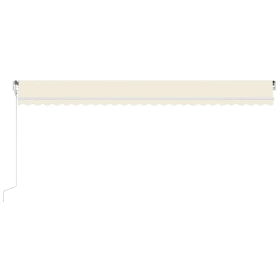 Auvent rétractable automatique 600x350 cm Crème - 4
