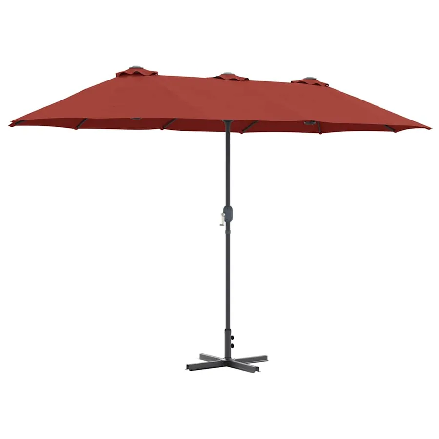 Parasol de jardin Terre cuite 370 x 197 x 239 cm - 2