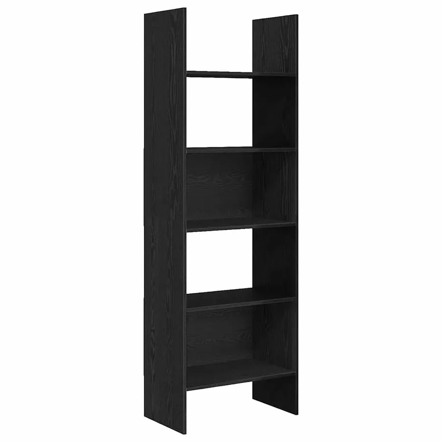 Bibliothèque Chêne noir 60 x 35 x 180 cm Bois d'ingénierie - 2