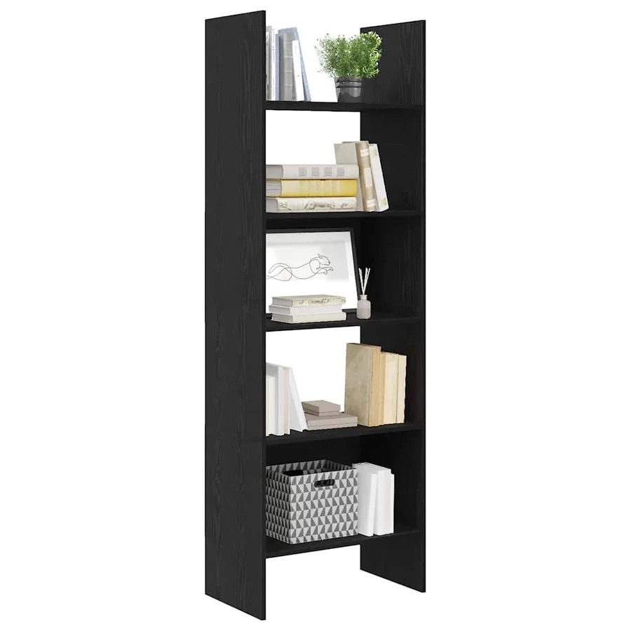 Bibliothèque Chêne noir 60 x 35 x 180 cm Bois d'ingénierie - 3