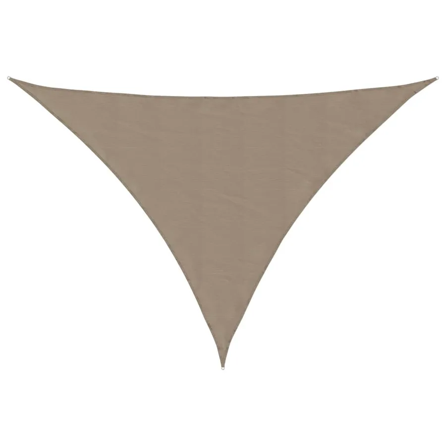 Voile d'ombrage taupe 7 x 5 x 5 m 100 % polyester Oxford - 2