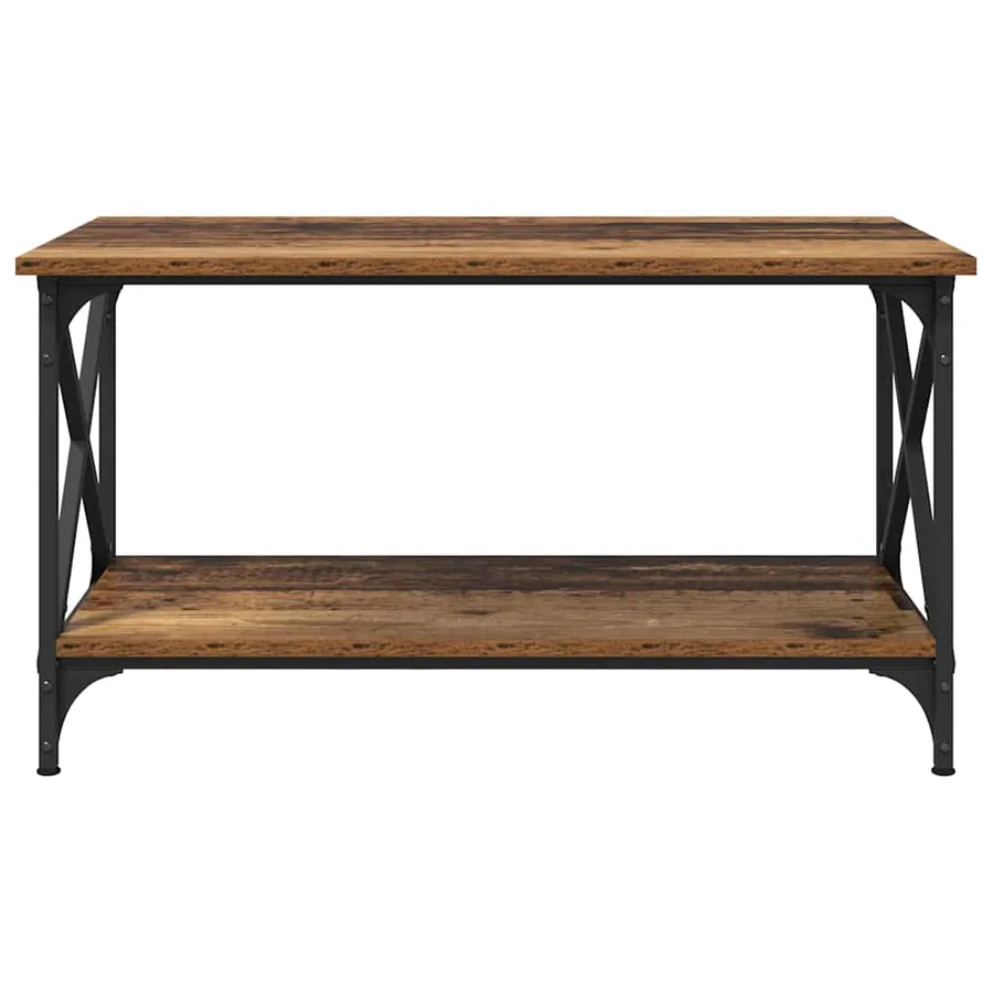 Table basse Bois ancien 80 x 45 x 45.5 cm Bois d'ingénierie - 5