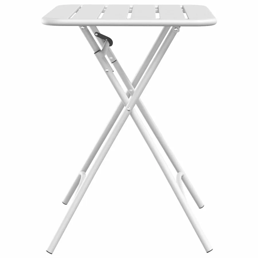 Table bistrot Blanc 55 x 55 x 72,5 cm Acier revêtu de poudre - 5