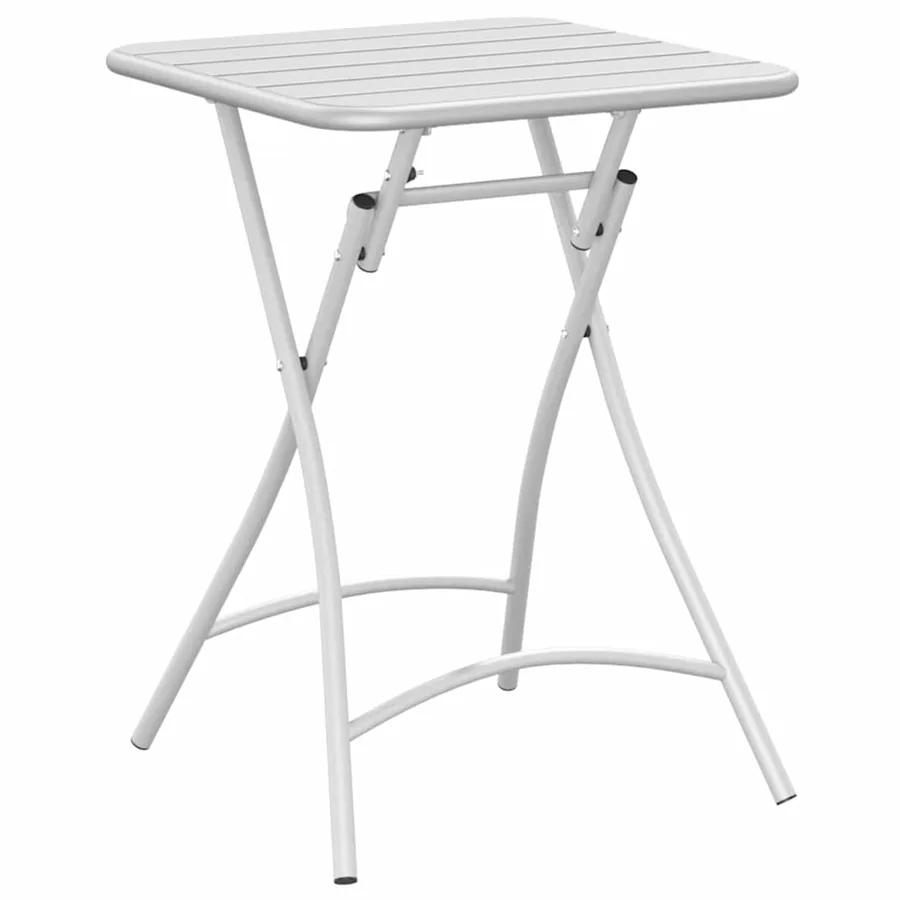 Table bistrot Blanc 55 x 55 x 72,5 cm Acier revêtu de poudre - 6
