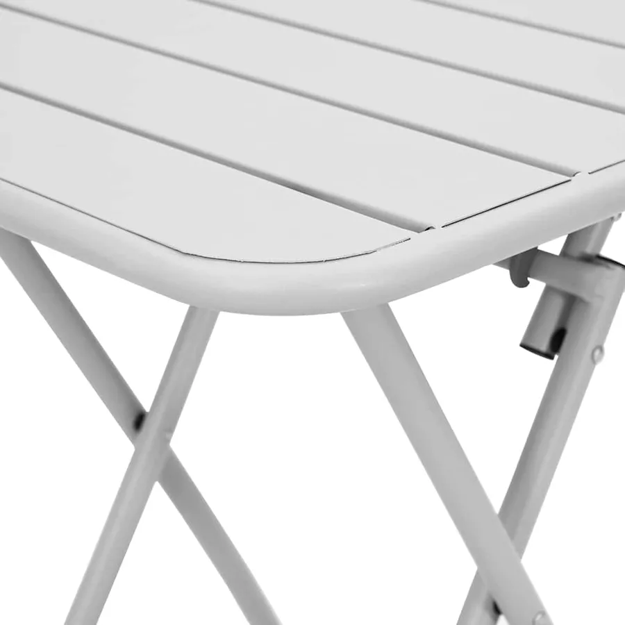 Table bistrot Blanc 55 x 55 x 72,5 cm Acier revêtu de poudre - 7