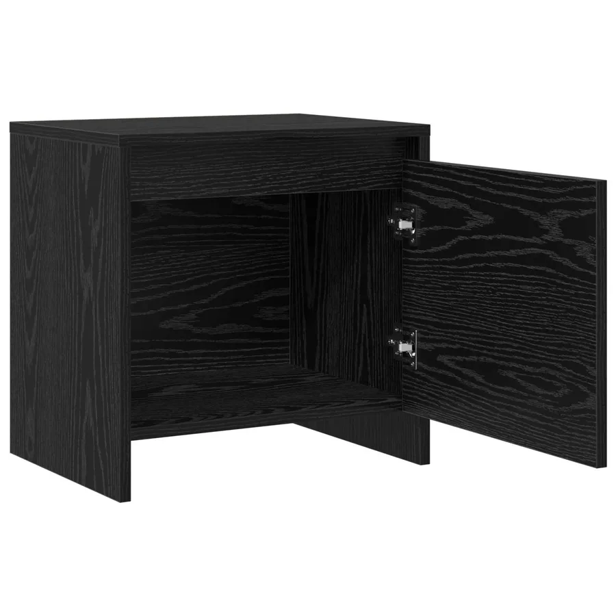 Cabinet de chevet Chêne noir 45 x 34 x 44,5 cm - 5