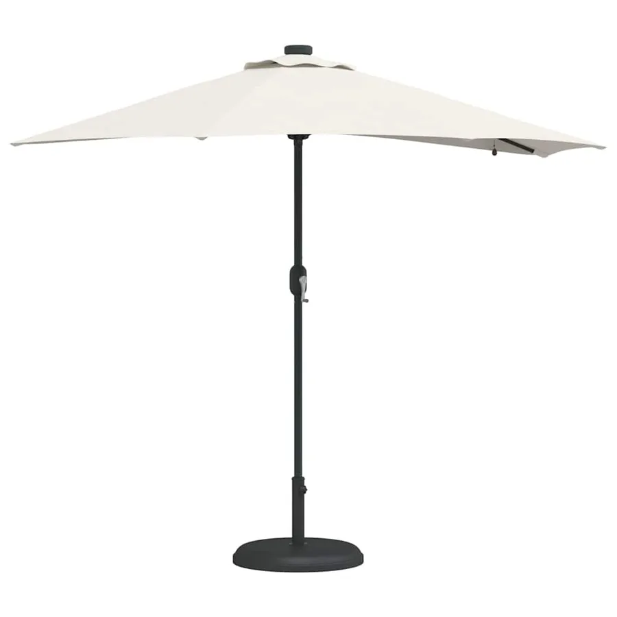 Parasol de jardin Sable 294 x 150 x 223 cm Polyester et Acier - 3
