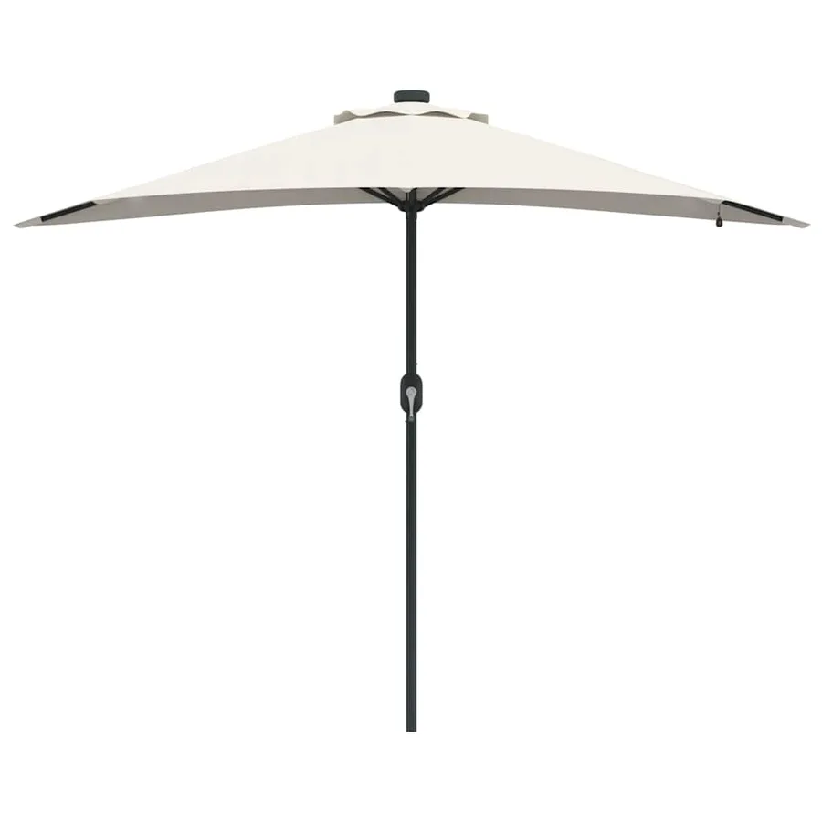 Parasol de jardin Sable 294 x 150 x 223 cm Polyester et Acier - 5