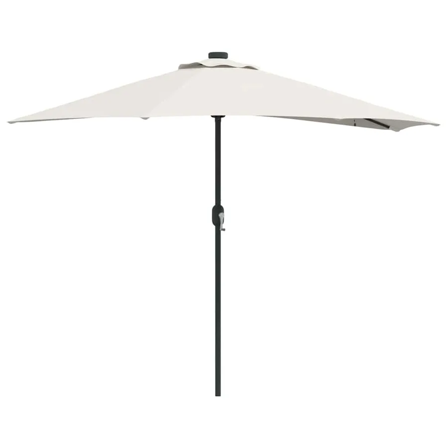 Parasol de jardin Sable 294 x 150 x 224 cm Polyester et Acier - 2