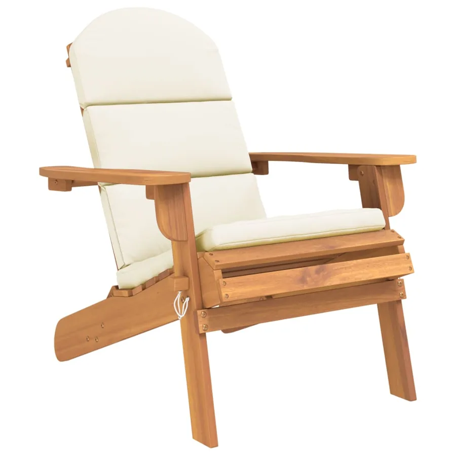 Ensemble de salon de jardin Adirondack 3 pcs bois acacia solide - 4