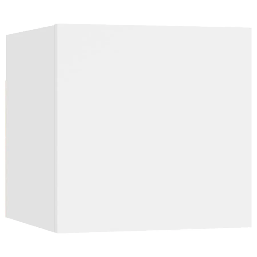 Ensemble de meubles TV 6 pcs Blanc Bois d'ingénierie - 6