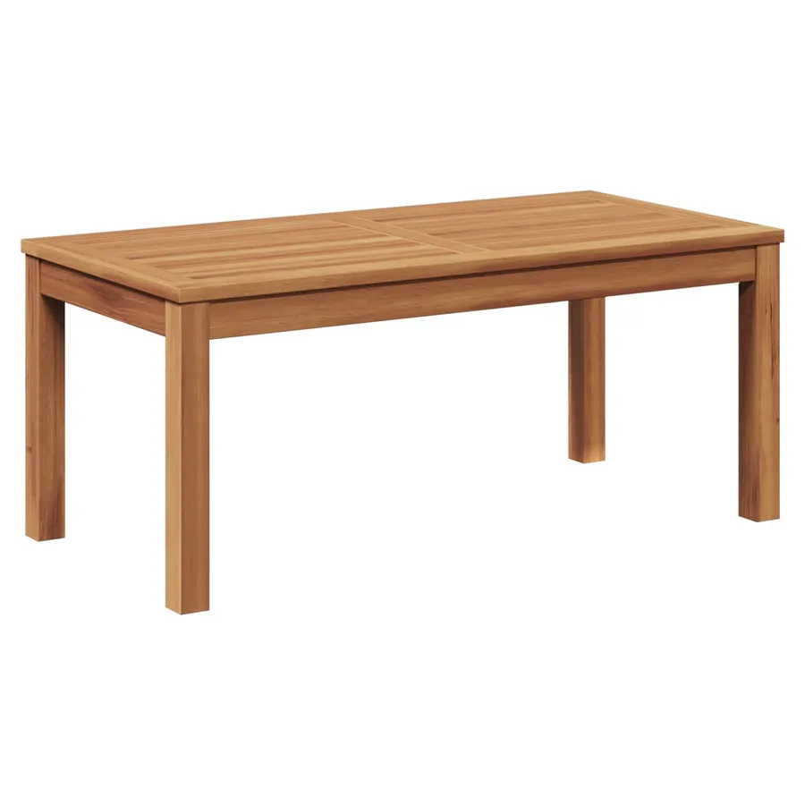 table Marron 95 x 45 x 40 cm Bois de teck massif - 7